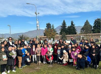 Matelica, festa dell'albero ai giardini Bigiaretti