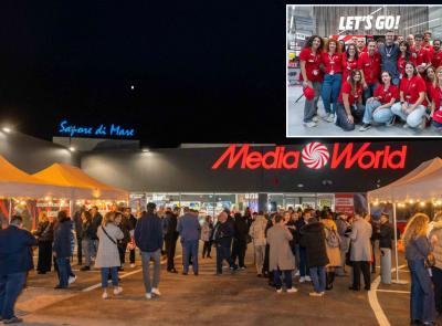 Corridonia, taglio del nastro a ritmo di "Black Friday" per MediaWorld: management tutto al femminile