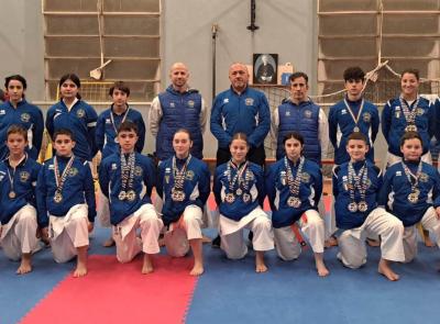 Pioggia di medaglie per il Dojo Kyo Shin Karate-Tarulli al Campionato nazionale di Fidenza