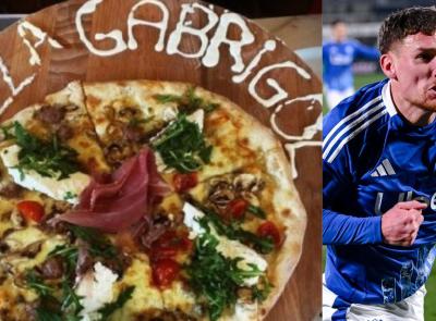 La Pizza Gabrielloni conquista il TG1: omaggio al bomber marchigiano dopo il gol alla Roma