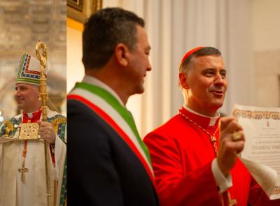 L'arcivescovo di Tolentino Rolandas Makrickas nominato cardinale: il sindaco Sclavi in Vaticano (FOTO)