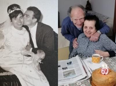 Potenza Picena, Ortensio e Anna festeggiano i 60 anni di matrimonio