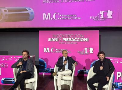 Red carpet per Siani e Pieraccioni ad Ancona: "Le Marche protagoniste nel cinema e nella fiction"