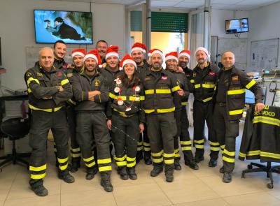 Macerata, Natale in servizio per i vigili del fuoco: gli auguri degli angeli custodi del territorio