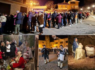 Gualdo, che numeri per il presepe vivente: oltre 4mila presenze nel borgo