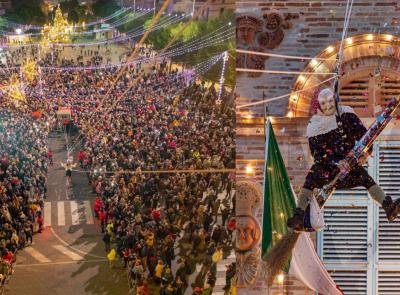 Civitanova, la Befana scende dal palazzo comunale: confermato lo scenografico volo in piazza