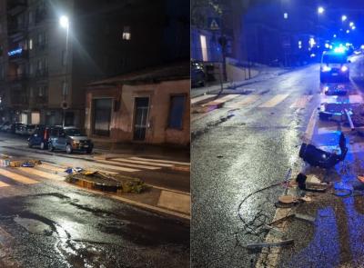 Macerata, col fuoristrada fa "strike" di segnali stradali e non si ferma: identificato (FOTO)