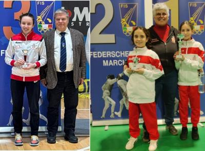 Macerata Scherma, Chiara Bracalente e Benedetta Pallotta sul podio ad Ancona