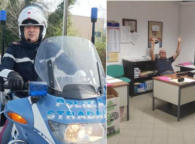 Macerata, 40 anni al servizio della sicurezza: va in pensione l'ispettore di polizia stradale Flavio Marconi