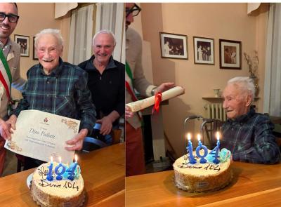 Matelica festeggia i 104 anni di Dino Pallotti: è uno dei pionieri del Verdicchio