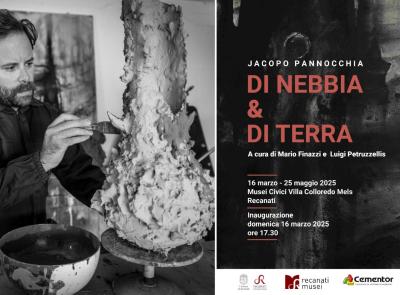 Recanati, 'Di nebbia e di terra': le opere di Jacopo Pannocchia in mostra a Villa Colloredo Mels