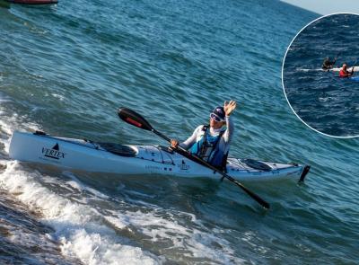 Civitanova, pagaiare per combattere la fibrosi cistica: la nuova impresa di Alessandro Gattafoni all'Isola d'Elba