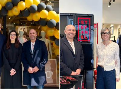 Civitanova, taglio del nastro per Stefanel e Goldenpoint: "In 3 mesi inaugurate 13 nuove attività"