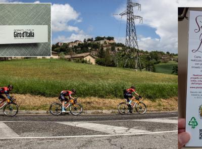 Pioraco, segnalibro in edizione limitata (con carta fatta a mano) in occasione del Giro d’Italia 2025 Pioraco, segnalibro in edizione limitata (con carta fatta a mano) in occasione del Giro d’Italia 2025