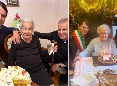 Appignano festeggia le sue cittadine longeve: 105 candeline per Nazzarena, 101 per Quintilia Appignano festeggia le sue cittadine longeve: 105 candeline per Nazzarena, 101 per Quintilia