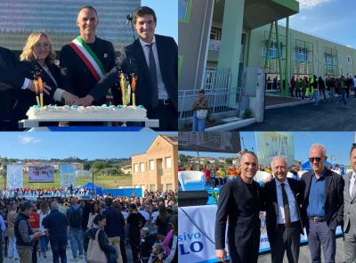 Morrovalle in festa: inaugurato il nuovo polo scolastico Marco Polo, un gioiello per 624 alunni Morrovalle in festa: inaugurato il nuovo polo scolastico Marco Polo, un gioiello per 624 alunni