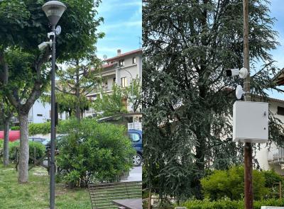 Sicurezza a Montefano: nuove telecamere al Parco Veragra