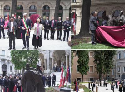 Inaugurato a Macerata largo Li Madou: omaggio a Padre Matteo Ricci e al dialogo Italia-Cina (VIDEO)