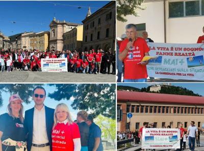 San Severino Marche marcia per la vita: in centinaia alla Camminata per la Sicurezza Stradale San Severino Marche marcia per la vita: in centinaia alla Camminata per la Sicurezza Stradale