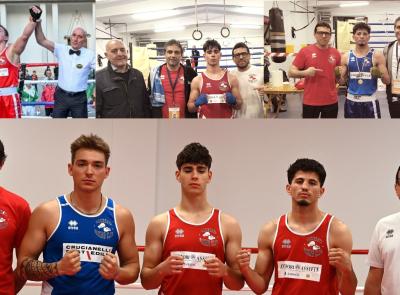 Macerata Boxing Club centra il bis d’oro agli Elite regionali: Abazi e Ciccalè sul tetto delle Marche