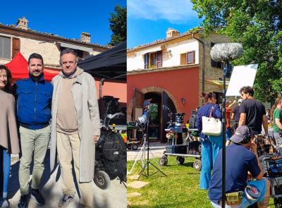 Cingoli, il "Balcone delle Marche" diventa set cinematografico