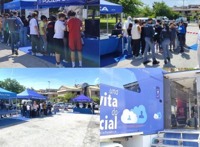 Civitanova, i pericoli del sexting e del cyberbullismo: gli studenti a lezione della polizia postale