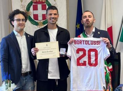 Sedici gol in serie C, Matelica premia l'attaccante Mattia Bortolussi