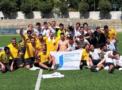 Cus Camerino sul tetto d’Italia: oro ai campionati nazionali universitari di calcio a 11