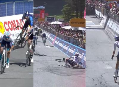 Giro d'Italia, Pellizzari cade all'ultima curva ma resta 7° in classifica generale: tutto si decide domani