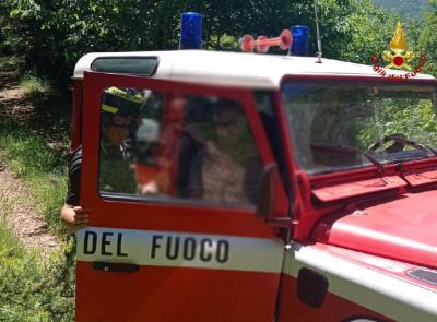 Sefro, escursionista si blocca dopo un infortunio al ginocchio: soccorso dai vigili del fuoco