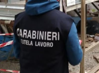 Pieve Torina, cantiere post-sisma non in regola: scattano denunce e sospensione
