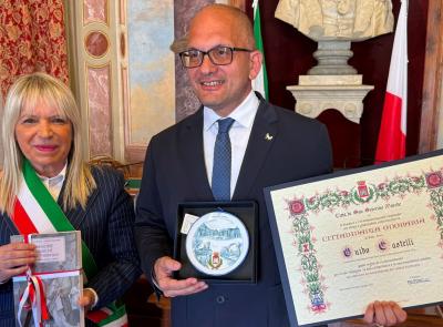 Castelli cittadino onorario di San Severino: “Un legame indissolubile con questa comunità” (FOTO)