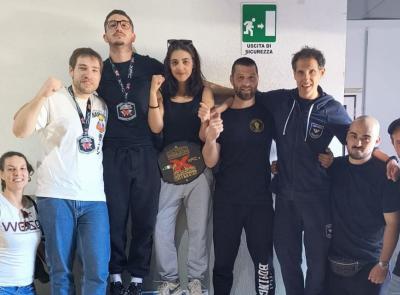 Due ori per il Muay Thai Combat Club Treia: Jessica Shaban e Alessandro Ortolani trionfano Due ori per il Muay Thai Combat Club Treia: Jessica Shaban e Alessandro Ortolani trionfano