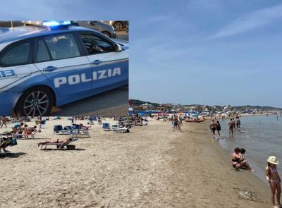 Civitanova, rubano zaino e scooter in spiaggia: denunciata una coppia, lui finisce in carcere