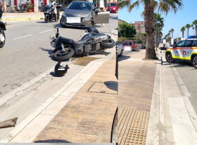 Civitanova, scontro auto e scooter sul lungomare: un ferito al Pronto Soccorso Civitanova, scontro auto e scooter sul lungomare: un ferito al Pronto Soccorso