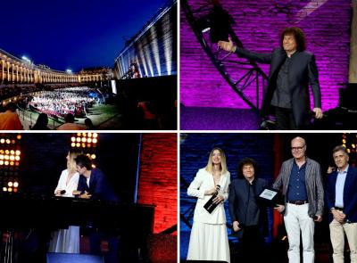 Partenza vibrante per Musicultura: Capossela “coltiva” la musica, i 2.400 dello Sferisterio cantano con Cocciante (FOTO)