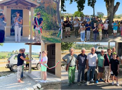 Montefano, "A Madonnetta" rinasce: la comunità celebra la nuova Figuretta delle Fratte Montefano, "A Madonnetta" rinasce: la comunità celebra la nuova Figuretta delle Fratte