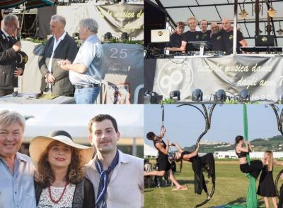 Brindisi e musica al 25° anniversario dell’Osteria La Donzelletta Brindisi e musica al 25° anniversario dell’Osteria La Donzelletta