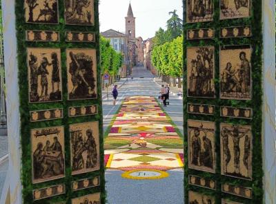 Caldarola celebra la 34ª Infiorata del Corpus Domini: in cammino per "Il Giubileo della Speranza"