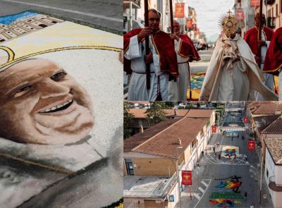 Castelraimondo in fiore: boom di visitatori per la 33ª Infiorata del Corpus Domini Castelraimondo in fiore: boom di visitatori per la 33ª Infiorata del Corpus Domini