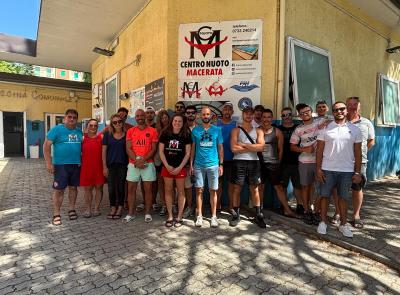 Dalla Francia a Macerata per diventare istruttori: il modello del Centro Nuoto funziona