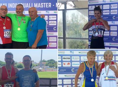 Sef Macerata protagonista ai Campionati Italiani Master: 11 podi e 3 ori a Misano Adriatico Sef Macerata protagonista ai Campionati Italiani Master: 11 podi e 3 ori a Misano Adriatico