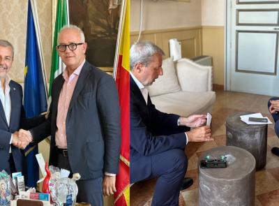 Civitanova, visita istituzionale dell’onorevole Nevi: confronto con il sindaco Ciarapica Civitanova, visita istituzionale dell’onorevole Nevi: confronto con il sindaco Ciarapica
