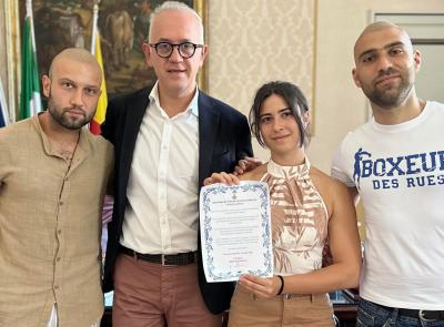 Civitanova, premiata la vice campionessa italiana di pugilato Light Contact Martina Divisi