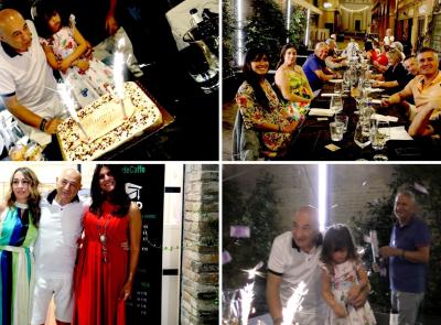 Macerata, una serata in stile “Dolce Vita” per festeggiare il compleanno del direttore Guido Picchio (FOTO)