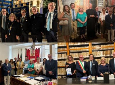 Il Governatore del Distretto 2090 Roberto Calai in visita al Rotary Club Tolentino