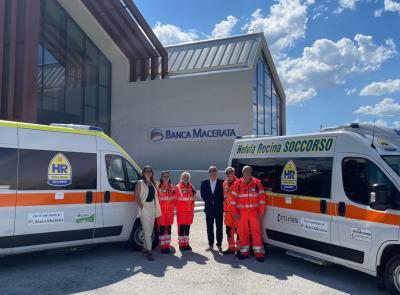 Banca Macerata al fianco di Helvia Recina Soccorso