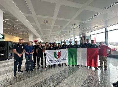 Il maceratese Enzo Casadidio guida la delegazione azzurra ai World Games di tiro alla fune in Cina