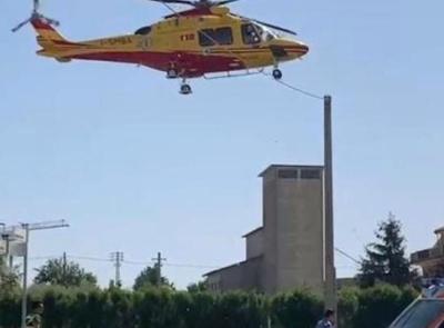 Civitanova, incidente sulla statale "Adriatica": motociclista elitrasportato a Torrette
