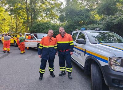 Incendio del Vesuvio: i volontari di Porto Recanati al fianco della Protezione Civile nazionale